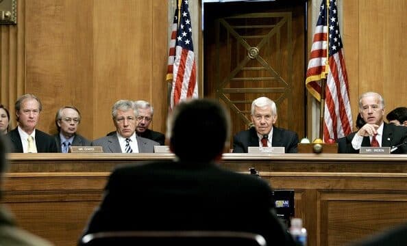 Congressional hearing room