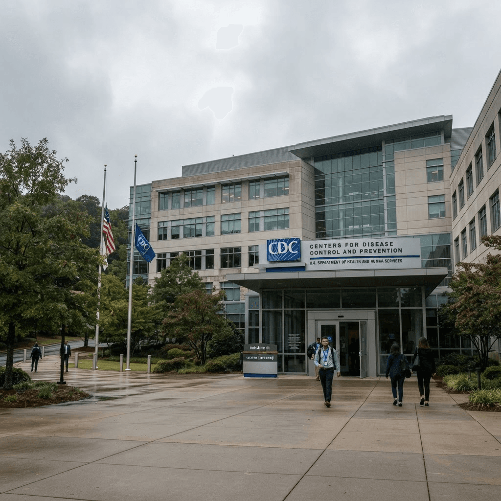 Exterior of the CDC headquarters building